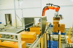 此中多层穿越车系统通过2个巷道、28台